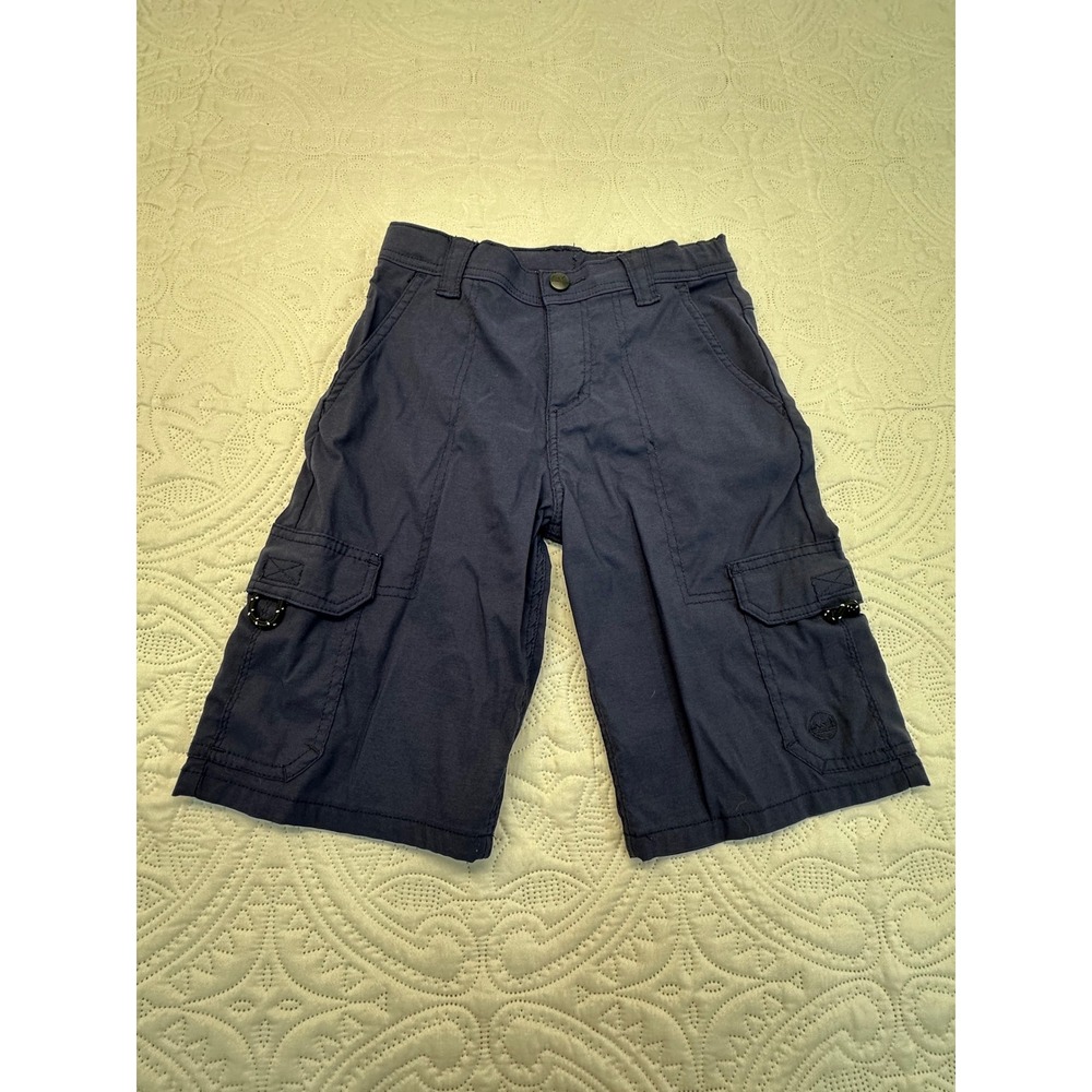 Magellan Outdoors Boys Navy Blue Cargo Shorts Size 10 Regular Adjustable Waist